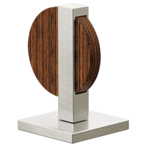 Brizo Luxe Nickel / Teak Wood Frank Lloyd Wright® Handle Kit