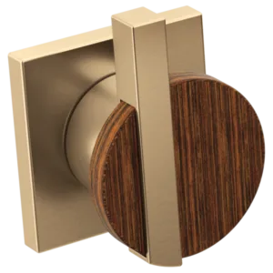 Brizo Luxe Gold / Wood Frank Lloyd Wright Handle Kit