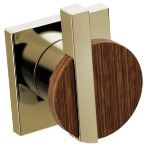 Brizo Polished Nickel / Wood Frank Lloyd Wright® Handle Kit