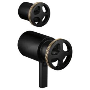 Brizo Matte Black/Luxe Gold Litze Handle Kit