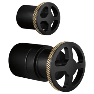 Brizo Matte Black/Luxe Gold Litze Handle Kit