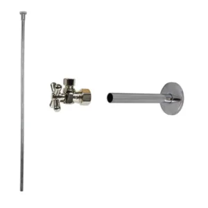 MT582BX-NL/PVDBB Toilet Supply Kit - Angle/Straight Valve