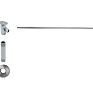 MT6800-NL/PVDBB Toilet Supply Kit - Angle/Straight Valve