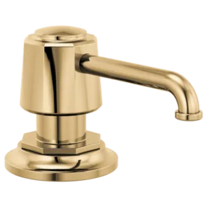 Brizo Polished Gold Rook® Soap Dispenser
