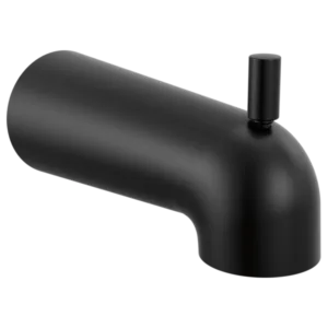 Delta Matte Black Modern Tub Spout