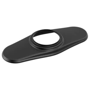 Delta Matte Black Cassidy® Cover Plate / Flange / Escutcheon