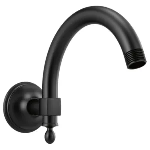 Brizo Matte Black Essential™ Shower Shower Arm