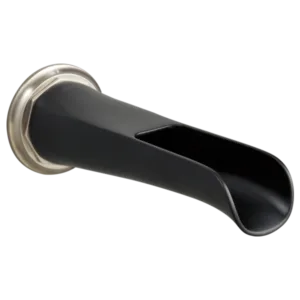 Brizo Luxe Nickel /Matte Black Rook® Tub Spout