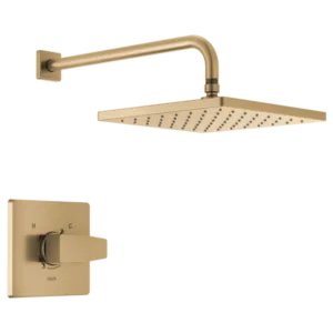 Delta Champagne Bronze Modern Shower Trim