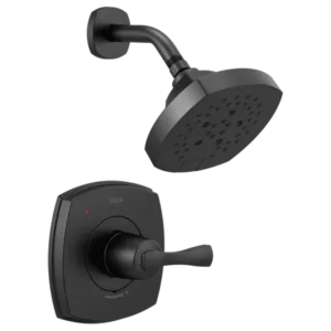 Delta Matte Black Stryke® Shower Trim