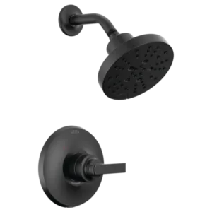 Delta Matte Black Tetraâ„¢ Shower Trim