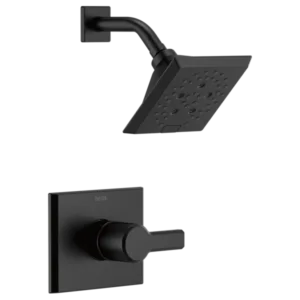 Delta Matte Black Pivotal® Shower Trim