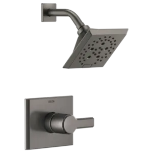 Delta  Black Stainless Steel Pivotal® Shower Trim