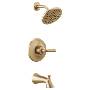 Delta Champagne Bronze Kayra Tub & Shower Trim