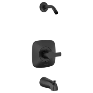 Delta Matte Black Modern Tub & Shower Trim