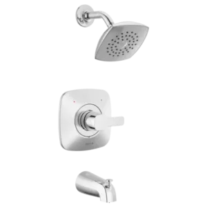 Delta Polished Chrome Modern Tub & Shower Trim