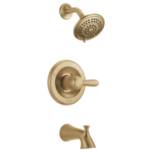 Delta Champagne Bronze Lahara Tub & Shower Trim