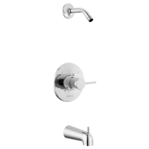 Delta Polished Chrome Modern Tub & Shower Trim