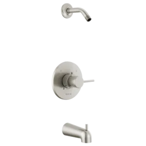 Delta Stainless Steel Modern Tub & Shower Trim