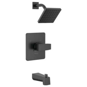 Delta Matte Black Modern Tub & Shower Trim