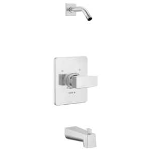 Delta Polished Chrome Modern Tub & Shower Trim