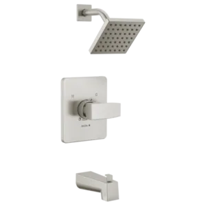 Delta Stainless Steel Modern Tub & Shower Trim