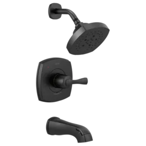 Delta Matte Black Stryke® Tub & Shower Trim