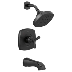 Delta Matte Black Stryke® Tub & Shower Trim