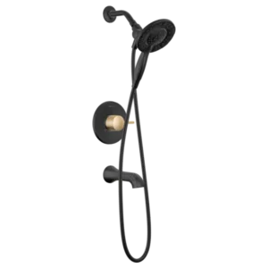 Delta Matte Black / Champagne Bronze Albion™ Tub / Shower