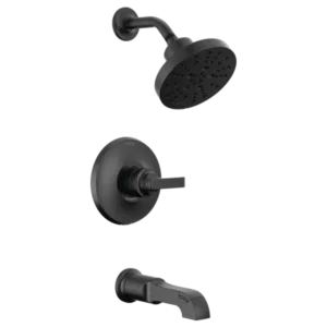 Delta Matte Black Tetra™ Tub / Shower
