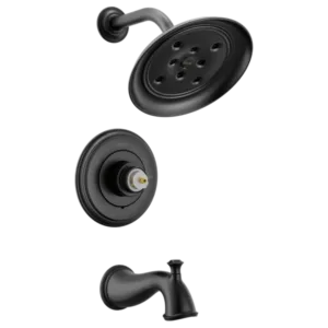 Delta Matte Black Cassidy® Tub & Shower Trim