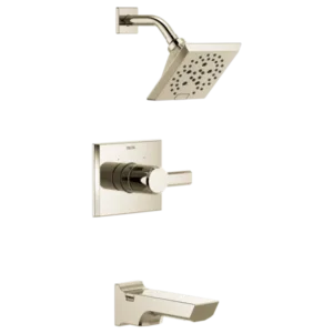 Delta  Polished Nickel Pivotal® Tub & Shower Trim