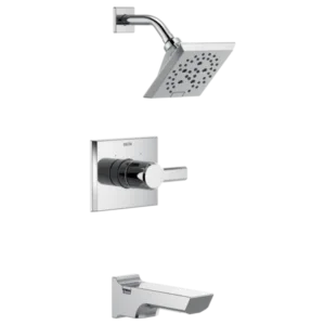 Delta  Polished Chrome Pivotal® Tub & Shower Trim