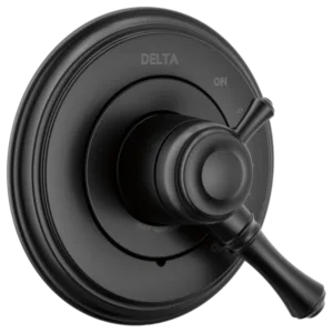 Delta Matte Black Cassidy® Valve Trim
