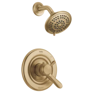 Delta Champagne Bronze Lahara Shower Trim