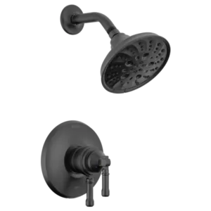 Delta Matte Black Broderick® Shower Trim