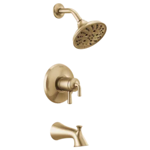 Delta Champagne Bronze Kayra Tub & Shower Trim