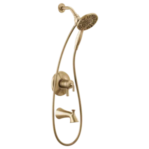 Delta Champagne Bronze Kayra Tub & Shower Trim