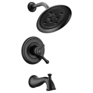 Delta Matte Black Cassidy® Tub & Shower Trim
