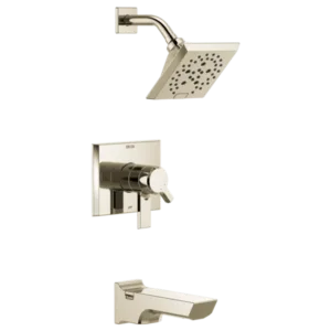 Delta  Polished Nickel Pivotal® Tub & Shower Trim