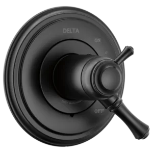 Delta Matte Black Cassidy® Valve Trim