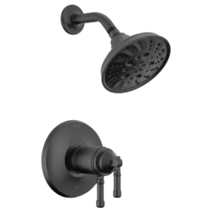 Delta Matte Black Broderick® Shower Trim