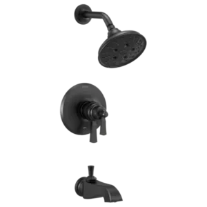 Delta Matte Black Dorval™ Tub & Shower Trim