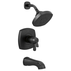 Delta Matte Black Stryke® Tub & Shower Trim