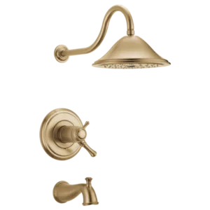 Delta Champagne Bronze Cassidy Tub & Shower Trim