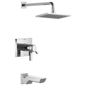 Delta  Polished Chrome Pivotal® Tub & Shower Trim