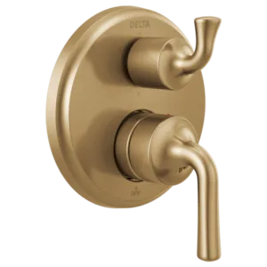 Delta Champagne Bronze Kayra Shower Trim with Diverter