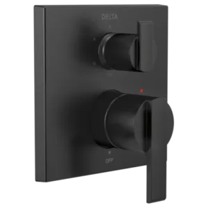 Delta Matte Black Ara® Shower Trim with Diverter