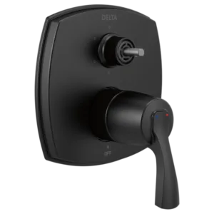 Delta Matte Black Stryke® Shower Trim with Diverter