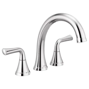 Delta Polished Chrome Kayra® Deck-Mount